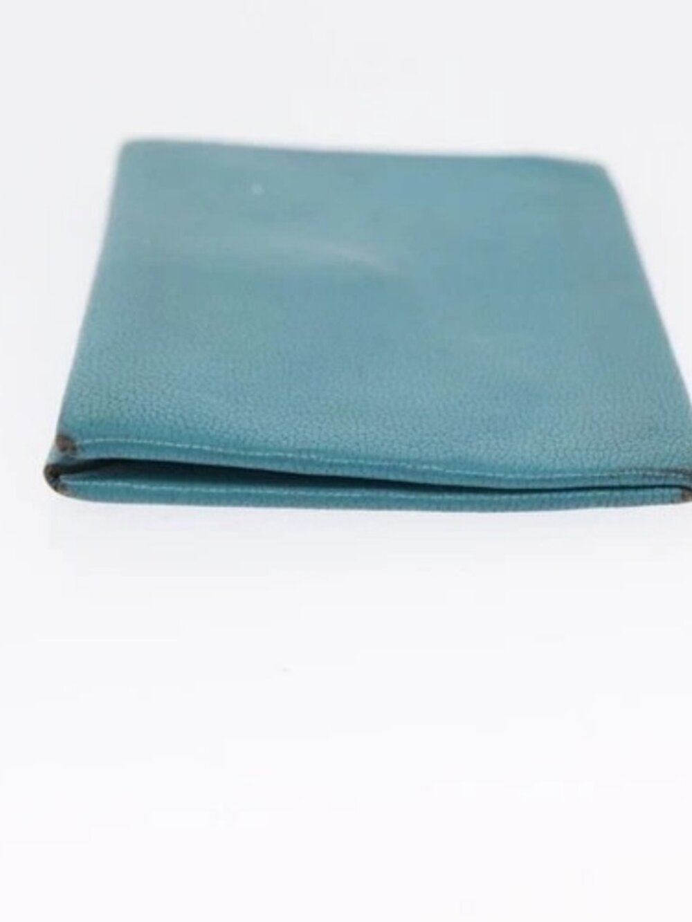 HERMES Clutch Bag Cotton Leather 2 Set Red Blue Auth bs32605 - Picture 11 of 16